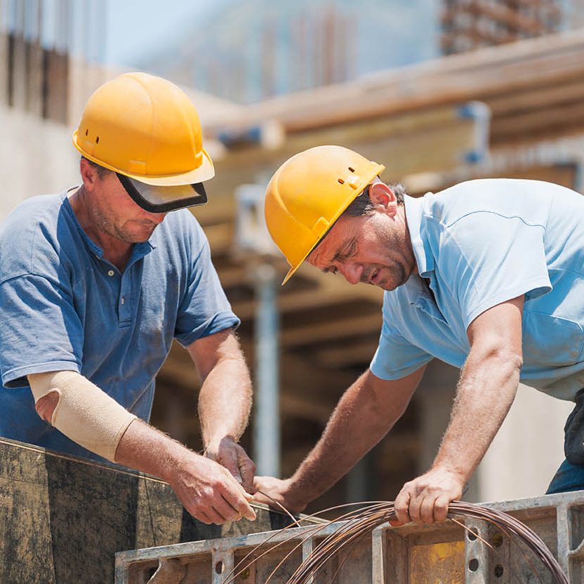 Two Construction Workers